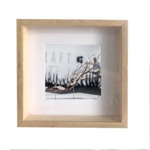 High Quality Custom 8*8 Shadow Box Frame American White Shadow Box Frames Handmade Wood Shadow Box Artwork Decor
