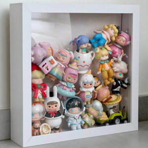High Quality Custom Australia 15*15 White Wall Art 3d Deep Square Diy Money Box Handmade Mdf Shadow Boxes Photo Frames
