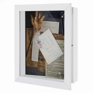 High Quality Custom Cardboard Photo Frames Shadow Box Picture Photo White Shadow Box Frame