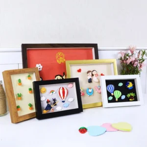 High Quality Custom Picture Photo Frame 3D Wood Shadow Box Frames for Decoration