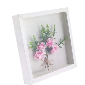 High Quality Custom White Black Wooden Metal Art 3D Shadow Box Deep Picture Photo Frame