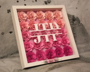 High Quality Custom Wood White Custom square Shadow Box Frames 12×12