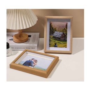 High Quality Customized Logo 6 10inch A4 Tabletop MDF Hollow Photo Frames with Modern Design Eco Friendly & Durable