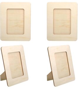 High Quality Customized Natural Handmade Solid Color Wooden Photo Frame