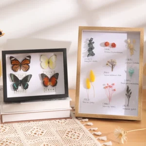 High Quality Customized Shadow Box Frame Classic White Rectangle Picture Frame Shadow Box Specimens Frames
