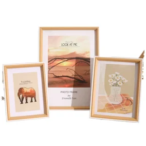 High Quality MDF Wooden Picture Frame Eco friendly Decorative Photo Frames for Girls Available in Multiple Sizes