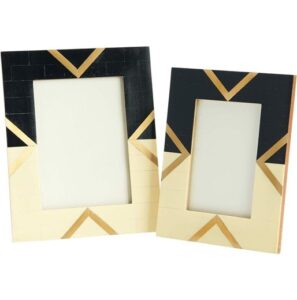 High Quality Modern Style Wooden Photo Frame Decorative Resin Picture Frames for Living Room Hotel Decor