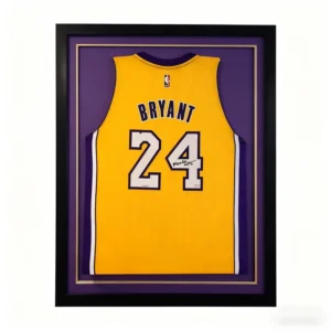 High Quality Solid Wood Eco Friendly Durable Digital Full Color Printed Sports Basketball Jersey Display Box Shadow Box Frame