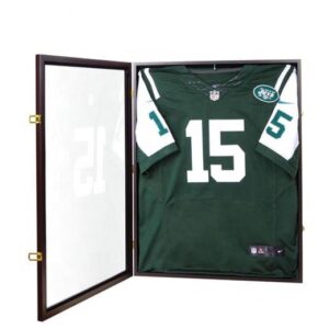 High Quality Wall Mounted 3d Glass clear Wooden DIY Frame Display Shadow Box Acrylic Baseball Jersey Display Frame case