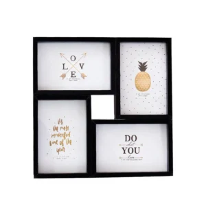 High Quality Wooden Family Multi 4 Collage Photo Frames