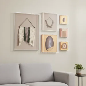 High Quality clear Acrylic Shadow Box Frame Display Custom Size Acrylic Shadowbox