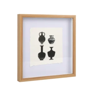 High Quantity Customized 12 X 12 Wooden Square Shadow Box Frame With Mat for Wedding Crafts Medals Tickets Photos