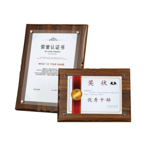 High end Wooden A4 Award Certificate Frame Creative A5 Wall mounted Certificate Holder A3 Business License Display Frame