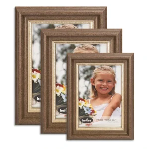 Hofine Vintage Photo Frame Photoframe Building Block Flower Plastic