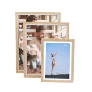 Home Decor Wall Hanging Tabletop Display Wedding Christmas Minimalist 4×6 5×7 Wooden Photo Frame