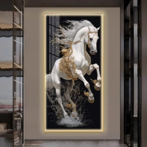 Home Decoration Elephant Horse Animal Poster Large Size Posters Canvas Prints Crystal Porcelain Frames Picture Animals Wall Art