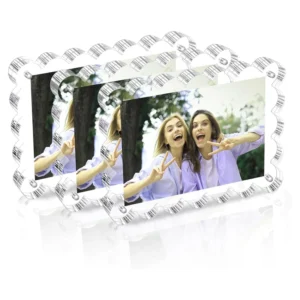 Home Decoration Modern Acrylic Magnetic Photo Frame Clear Transparent Eco friendly Lightweight for Customizable Desktop