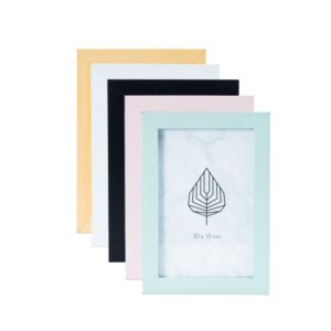 Home Living Room Dining Office Desktop Wall Display 4×6 Classic Picture Frame Photo Wooden Frame with Easel Back Stand
