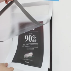 Hookei Manufacture Pvc A2 A3 A5 A6 Self Adhesive Magnetic Poster Certificate Frame