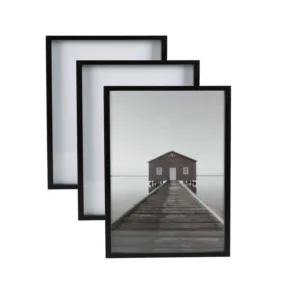 Hot Sales European Style Custom A4 16″ Size Wall Hanging MDF Wood Black Poster Picture Photo Frame