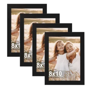 Hot Selling 6X8 8×10 Picture Frame with HD Plexiglass MDF Wall Gallery and Tabletop Display Photo Frame