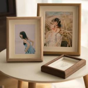 Hot Selling Creative Multi Size Wooden Photo Wall Shadow Box Frames Innovative Design with Simple Style Handmade