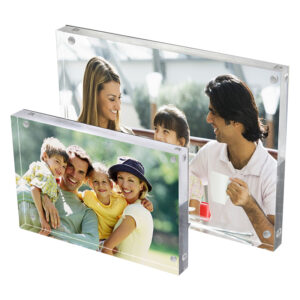 Hot Selling Desktop Display with Photo Frame Acrylic Picture Frame Photo