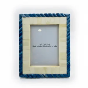 Hot Selling Handmade Fashionable Beautiful Bone Modern Foldable Lightweight Durable Decorative Photo Frame Customized Logo Color
