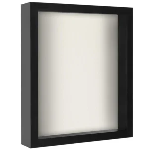 Hot Selling White Black Wooden Modern Deep Shadow Box Frames Poster Picture Photo Frame