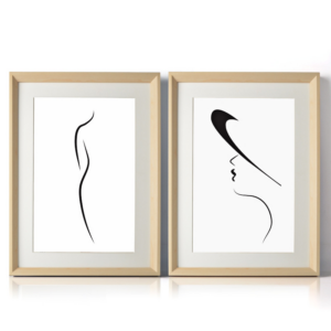 Hot selling Ins style Wooden Wall mounted Large Simple Photo Frame Manufacturer Home Decor MDF Picture Frame