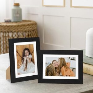 HuaJia Handmade Creative Photo Frame 4*6″ 5*7″ 6*8″ 8*10″ Engineered Wood Shatter Resistant Plexiglass Wall Tabletop Display