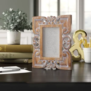Indian Supplier Rustic Wooden Photo Frame for Home Interior for Framing Wedding Baby or Travel Photos from India