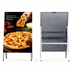 Indoor Small Size Floor Stand Advertising LED Poster Aluminum Frame LED Photo Display