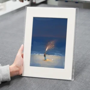 Ink Print Zhonghe Acid Free Cardboard Screen Printing Photo Frame Illustration Printmaking Art Poster Framing Decorative Made
