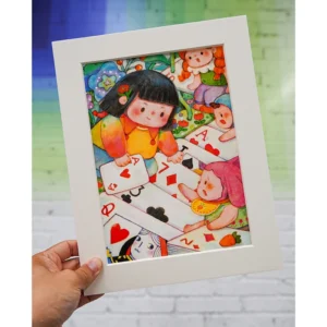 Ink Printed Acid Free Giclee Poster Framed Decorative Painting Acid Free Cardboard Photo Frame Illustration Art Celebrity Book