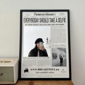 Instagram Famous Coffee & Dessert Shop Mirror Poster Frame Set Retro Style Picture Frames for Instagram Influencers’ Photos