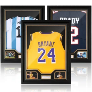 Jersey Frame Display Case Large Clear Acrylic Shadow Box with UV Protection for Baseball Basketball Football Soccer Hockey Shirt