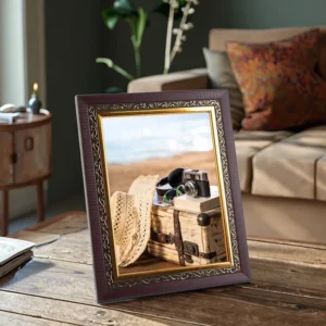 LEADER Unbreakable Elegance PS Shatterproof Photo Frame Customizable Sizes Colors Rectangle Shape for Wall Table