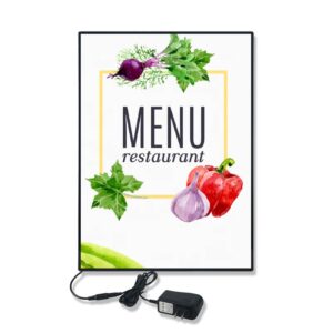 LED Advertising Display Lightbox A1 A2 A3 A4 A5 Aluminum Poster Frame Ultra Thin Advertising Metal Lighting Led Light Box