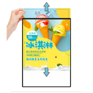 LED Backlit Movie Poster Lightbox Frame for Movie Poster Lightbox