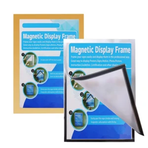 Large Size Magnetic Sign Hold Poster Picture Frame for Wall Window Refrigerator Glass Door Display Reusable