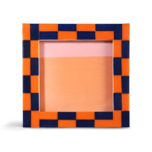 Light and Dark Shaded Resin Photo Frame with Customized Logo Modern Stylish Christmas Design for Home Decoration Memories Saver