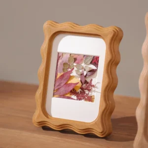 Ludaye Handmade DIY 6 inch Solid Wood Custom Photo Frame 8 inch Creative High End Eco Friendly Durable Desktop A4 Display