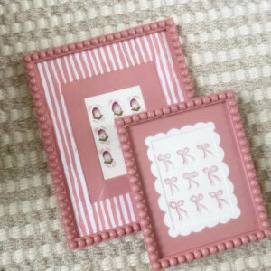 Luxury Decorative Photo Frame in Wooden Bobbin Design for Living Room Bedroom and Hotel