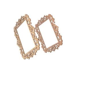 Luxury Design MDF Picture Frame 2 Piece Square Shape for Party and Wedding Gift Photo Frame for Couples MDF Photo Frame