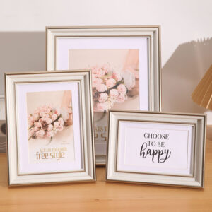 Luxury Gold Plastic Photo Frame European Simple Design High Grade 6″7″8″10″12″ Inch Holiday Wedding Photo Frames