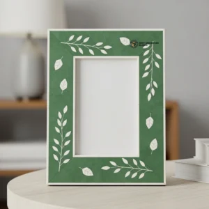 Luxury Green Bone Inlay Photo Frame Handmade Decorative Frame