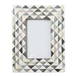 Luxury Mother of Pearl Decorative Handmade for Lightweight Photo Frame for Tabletop Use in Living Room & Bedroom Decor
