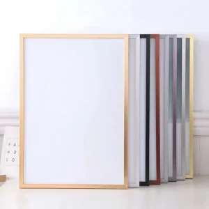 Luxury Texture High end Aluminum Award Certificate Frame with Hanging Accessories