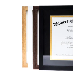 MDF Certificate Frames Foldable Modern Design Wall Mount